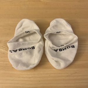 Bombas No Show Socks- Small, White